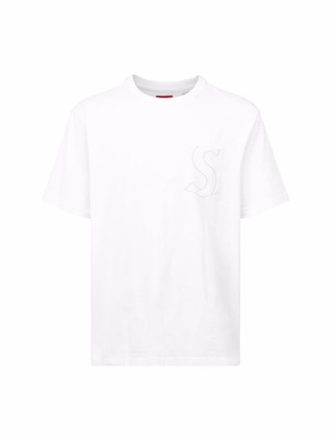 laser cut S logo pocket T-shirt