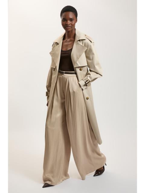 KAREN MILLEN Satin Viscose Woven Trousers