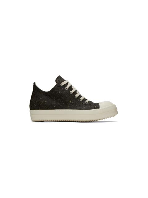 Rick Owens DRKSHDW Brown Lace-Up Sneakers