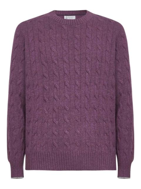 Brunello Cucinelli cable-knit cashmere sweater