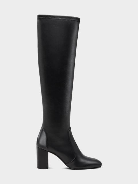 Stuart Weitzman 75mm Lucie Leather Knee-High Boots