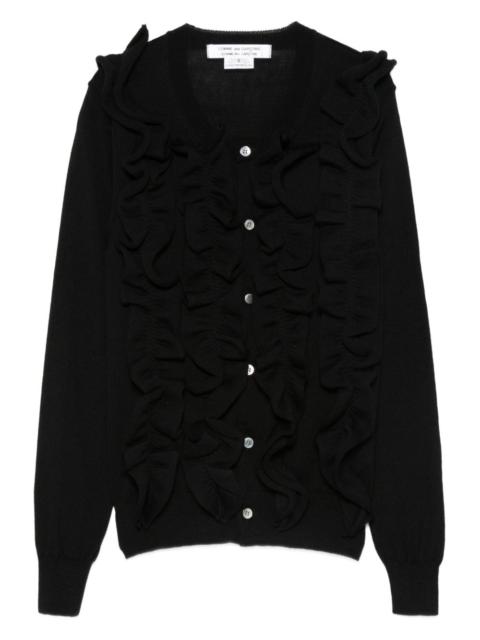 Comme Des Garçons ruched cardigan