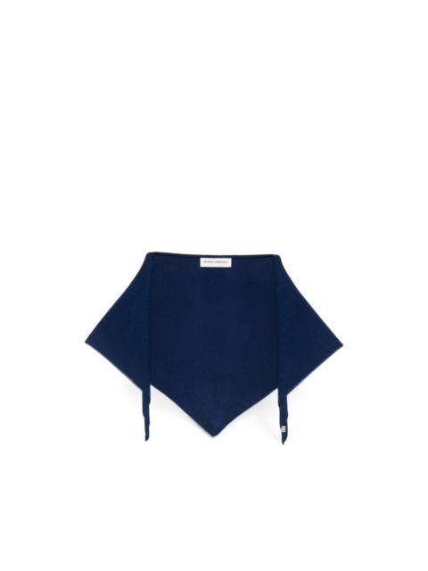 extreme cashmere triangular scarf