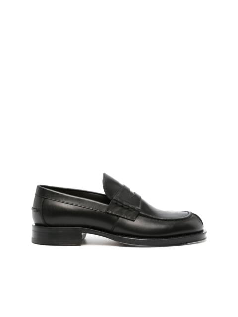Lanvin penny-slot leather loafers