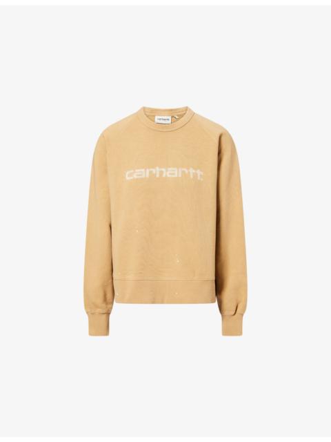 Carhartt WIP Painter Logo-Print Cotton Sweatshirt