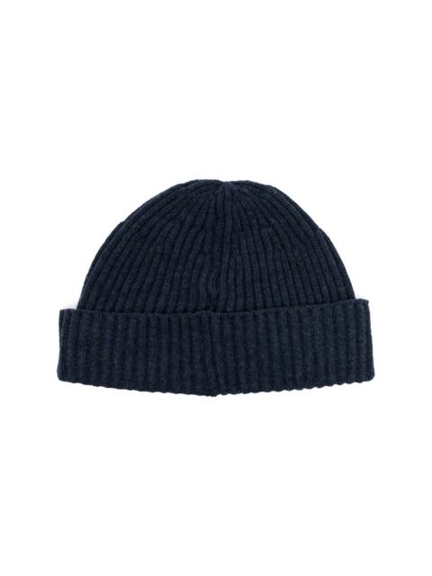 Brunello Cucinelli ribbed knit cashmere beanie