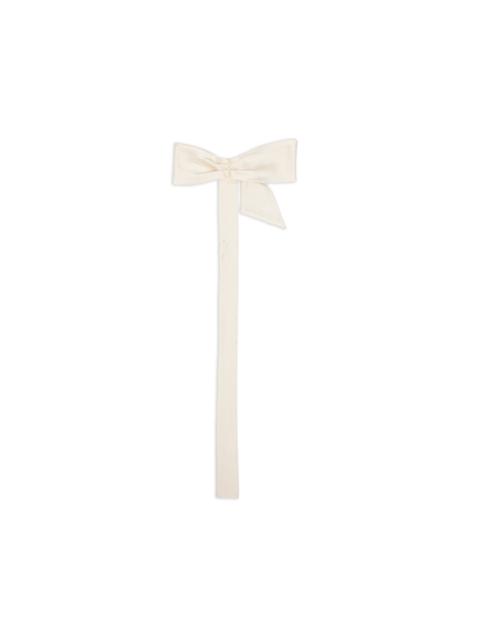 shiny bow scarf