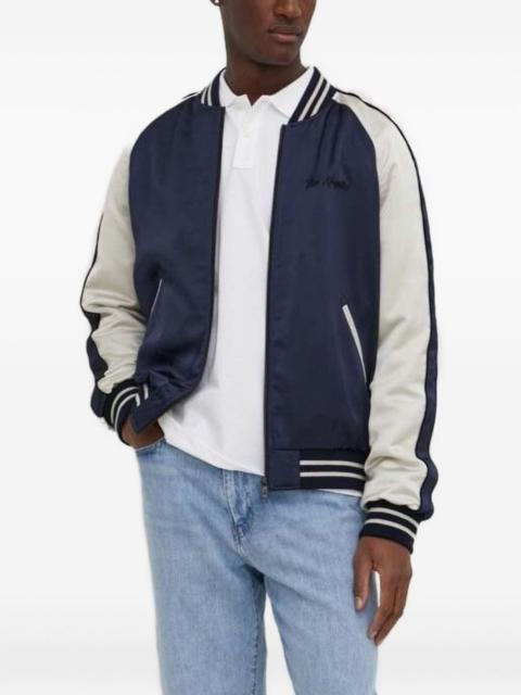 The Kooples dragon-embroidered satin bomber jacket