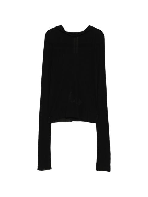 Rick Owens cropped hoodie