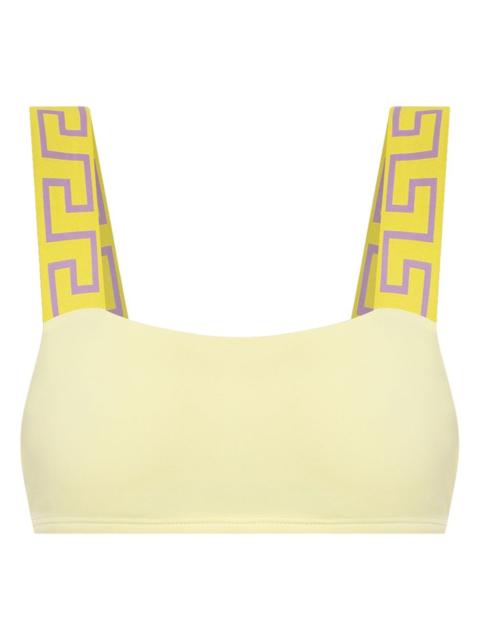 VERSACE Greca Border bikini top