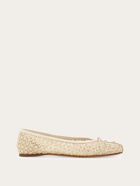 FERRAGAMO Lace ballet flat