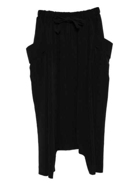 Yohji Yamamoto pocket tapered trousers