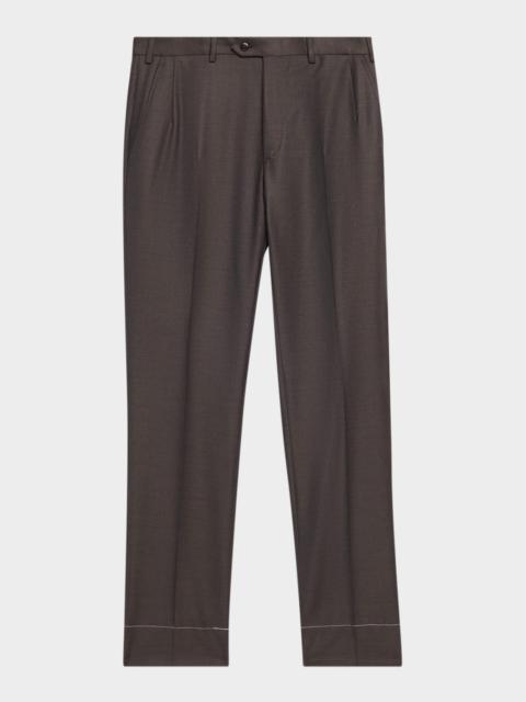 Brioni Men & apos;s Wool and Cashmere Sharkskin Two-Piece Suit
