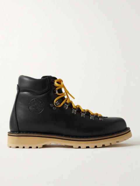 Roccia Vet Logo-Debossed Leather Hiking Boots
