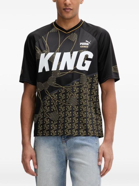 PUMA King logo-print T-shirt