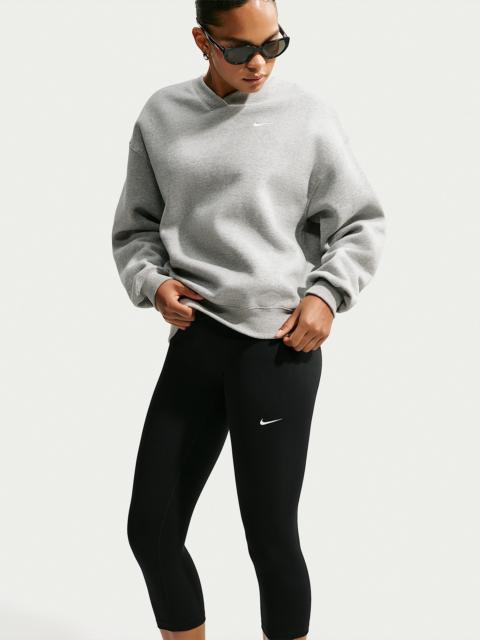 Nike Nike Studio Fleece Medium Weight Women's Oversized V-Neck Top
