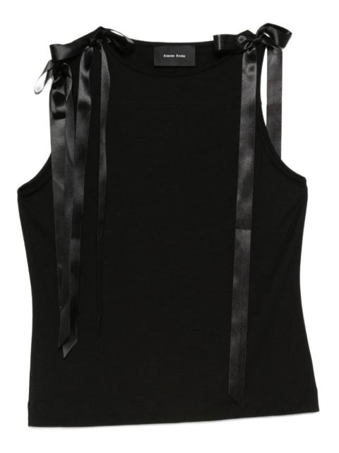 Simone Rocha bow ribbon tank top