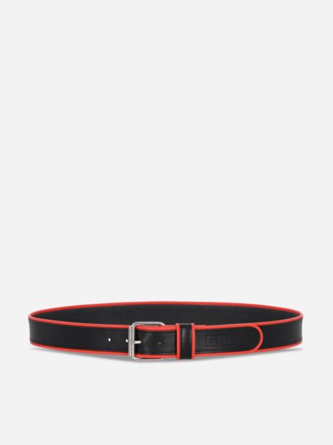 GR10K Piping Leather Belt Black