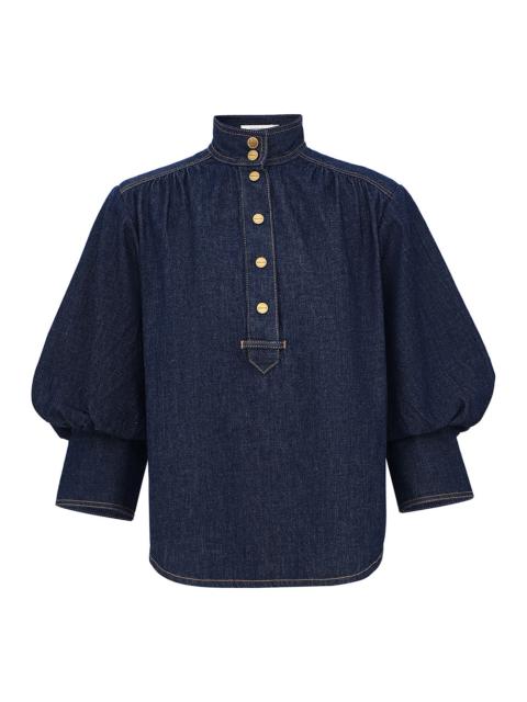 Zimmermann DENIM BILLOW SHIRT