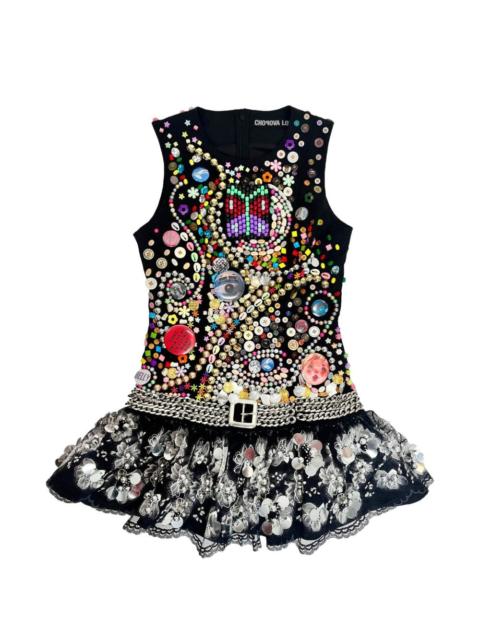 Chopova Lowena Skyhawk beaded embellished dress
