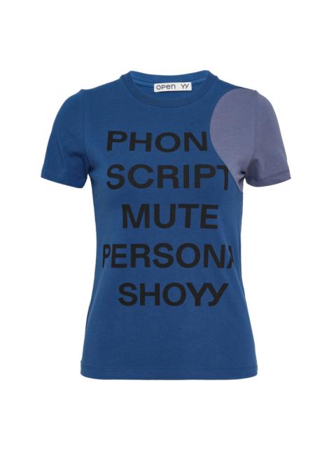 OPEN YY YY Dot Typo Tee