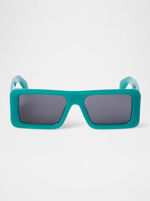 Off-White Men's Troy Acetate Rectangle Sunglasses