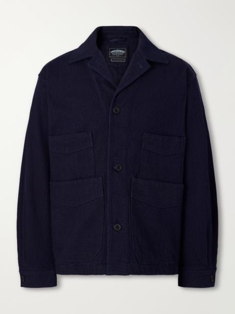 FrizmWORKS Waffle-Knit Cotton Jacket