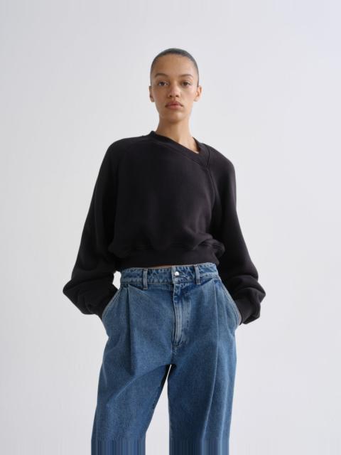 AGOLDE WALSH SWEATSHIRT IN WASHED BLACK
