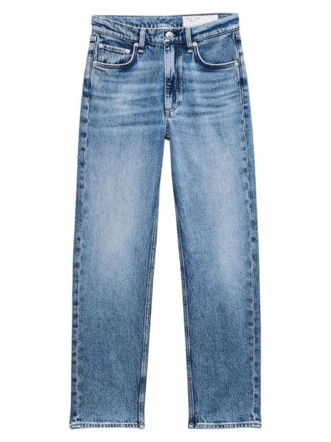 rag & bone Women's Harlow Mid-Rise Ankle Straight Jeans - Amity