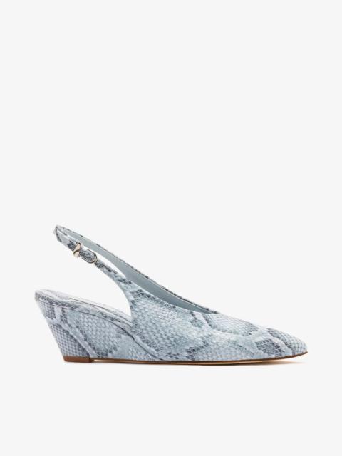 Larroudé Loulou Pump Maya Python Leather
