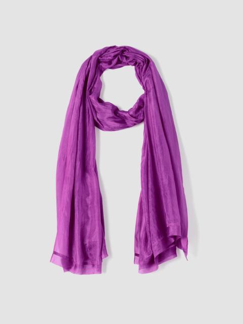 EILEEN FISHER Washed Silk Parachute Scarf