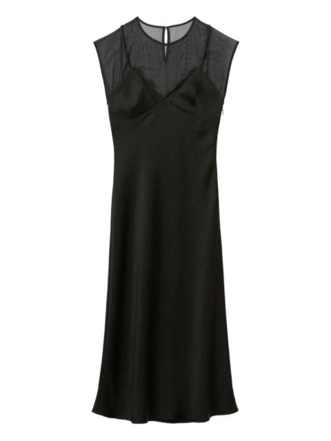 Claudie Pierlot lace-insert slip dress