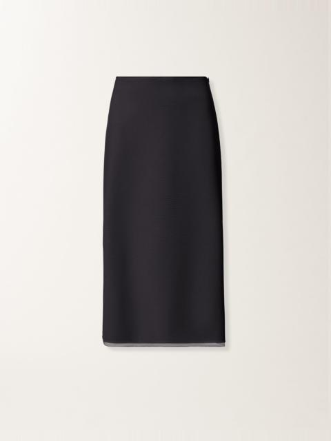 FABIANA FILIPPI Mid-length skirt in techno tailoring