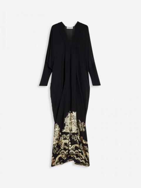 Lanvin CAFTAN DRESS IN SILK JACQUARD