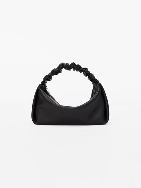 SMALL SCRUNCHIE BAG IN LEATHER