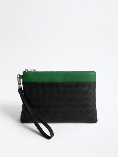 Bottega Veneta Intrecciato Prism Pouch