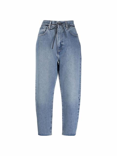 barrel cropped jeans