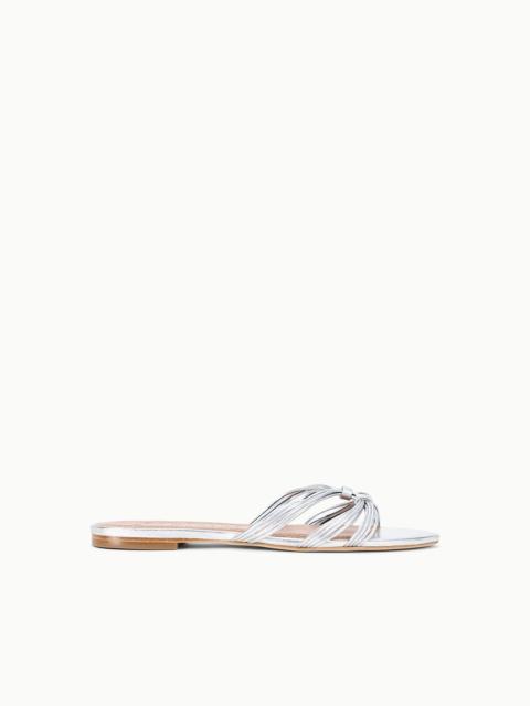 STAUD STAUD CARRIE SANDAL SILVER