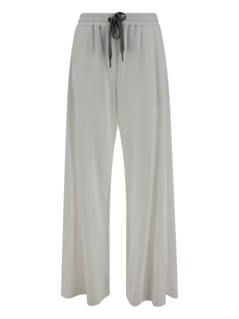 Brunello Cucinelli elasticated-waist palazzo trousers