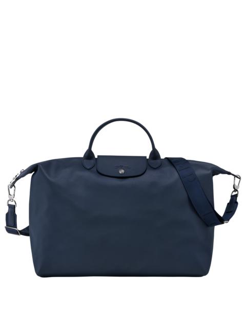Le Pliage Xtra S Travel bag Navy - Leather