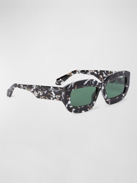 Off-White Charlotte Rectangle Acetate Sunglasses