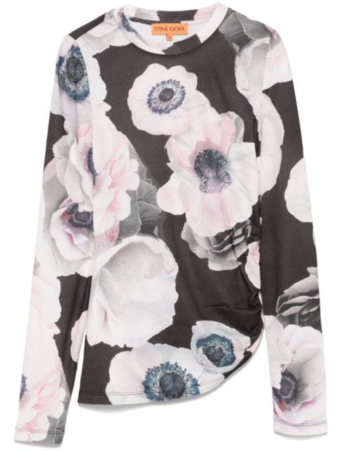 STINE GOYA asymmetric long-sleeves top