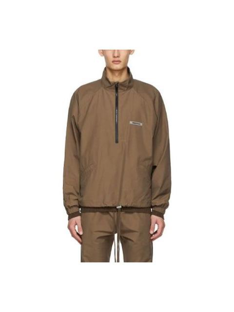 Fear of God Essentials FW20 Sports Jacket brown FOG-FW20-243