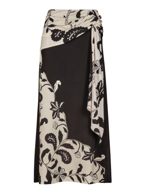 Johanna Ortiz Cosmology Midi Skirt black/white