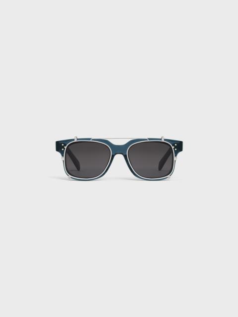 CELINE Black Frame 51 Sunglasses in Acetate with Metal