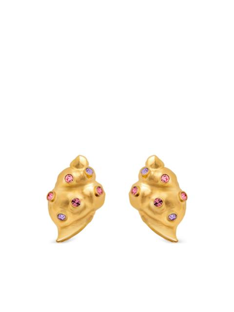Oscar de la Renta embellished earrings