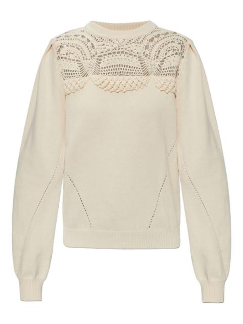 ULLA JOHNSON crochet sweater