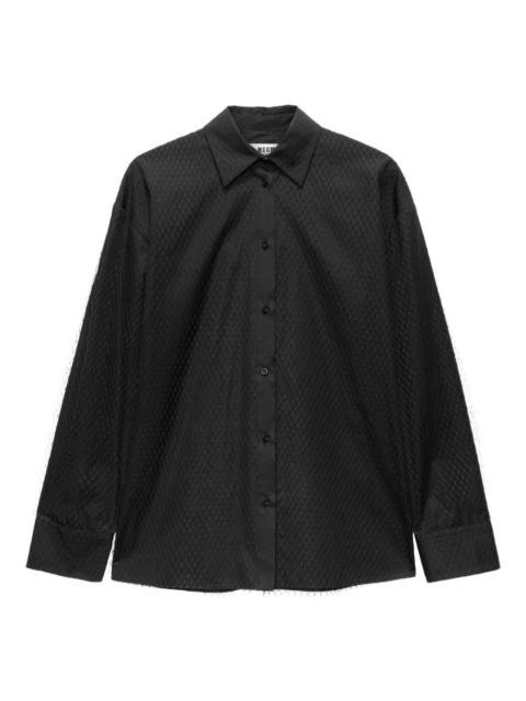 MSGM textured shirt