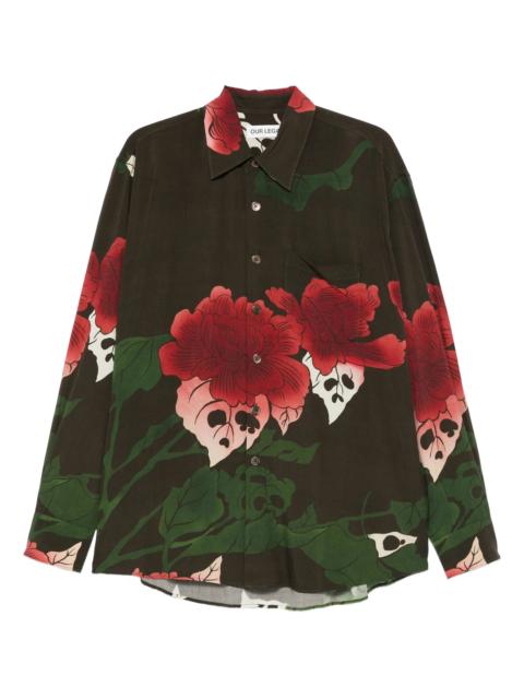 Our Legacy Our Legacy HELL OF WEEN PRINT ABOVE SHIRT