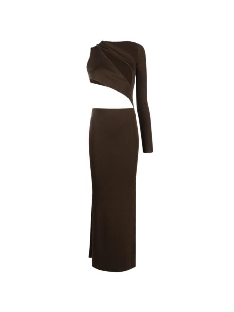 Actin cut-out maxi dress